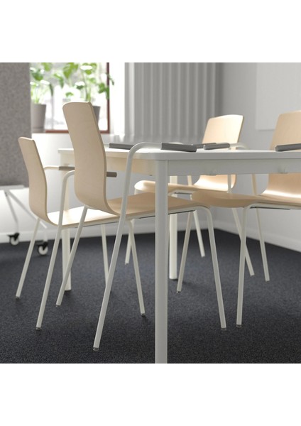 Laktare Çalışma Sandalyesi Huş Kaplama Beyaz fırsatları