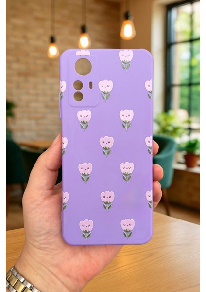 Redmi Note 12S - Mini Lale Desenli Silikon Darbe Emici Klasik Korumalı Rubber Kılıf fiyatları