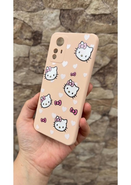 Redmi Note 12S Uyumlu Hello Kity Silikon Darbe Emici Klasik Korumalı Rubber Kılıf modelleri