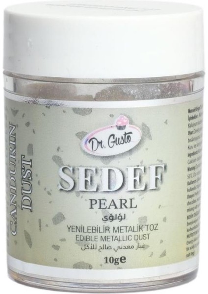 Metalik Toz Sedef Boya 10 gr – Pasta, Çikolata ve Şeker Hamuru Için Parlak Efektli Gıda Boyası