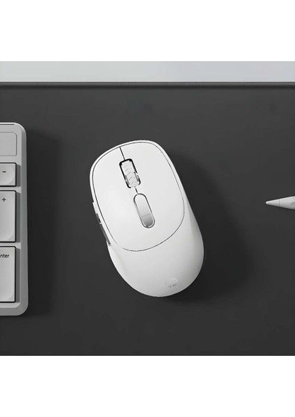 S1500 Pro Kablosuz Sessiz Mouse Beyaz | Ramwhite Türkiye Garantili