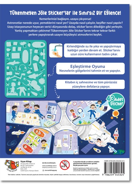 Tükenmeyen Jöle Sticker Kitabı - Uzay Istasyonu indirimleri