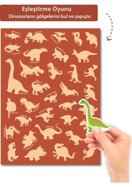 Tükenmeyen Jöle Sticker Kitabı - Dinozorlar indirimleri