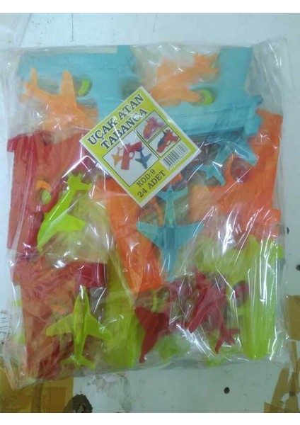 Uçak Atan Oyuncak Tabanca 24LÜ Doğum Günü Konsept Hediyelik fırsatları