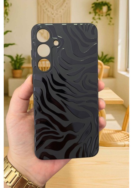 Samsung Galaxy M34 - Zebra Desenli Silikon Darbe Emici Klasik Korumalı Rubber Kılıf fiyatları