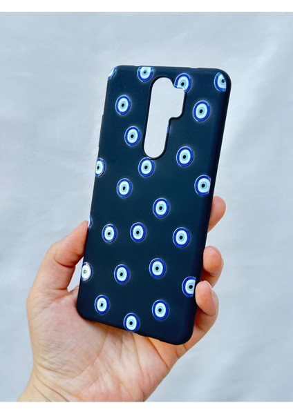Xiaomi Redmi Note 8 Pro Nazar Boncuk Desenli Silikon Darbe Emici Klasik Korumalı Rubber Kılıf fırsatları
