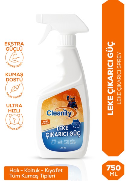 Leke Çıkarıcı Güç 750 ml | Tüm Kumaş ve Yüzeylerde Etkili Formül