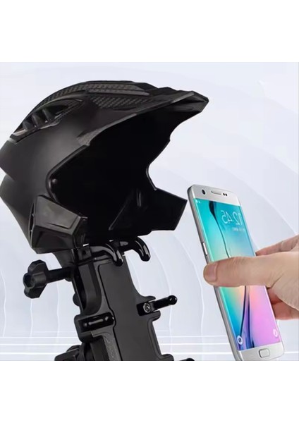 Küçük Telefon Tutucu Güneş Gölge Rotasyon Motosiklet Telefon Dağı Kask Şeklinde Motosiklet Yağmur Geçirmez Navigasyon Telefon Tutucu (Yurt Dışından) modelleri