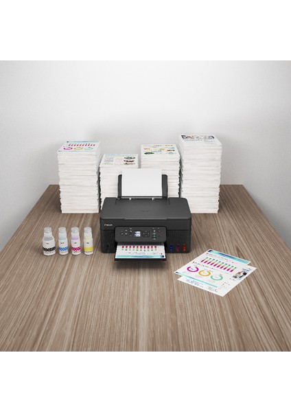 Pixma G3480 Wi-Fi + Tarayıcı + Fotokopi Renkli Çok Fonksiyonlu Tanklı Mürekkep Püskürtmeli Yazıcı