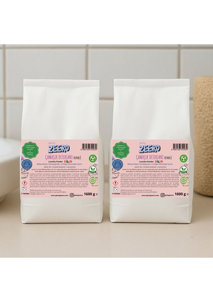 Renkli Çamaşırlar Için Doğal Konsantre Çamaşır Deterjanı - Bitkisel & Mineral Kaynaklı - 2'li Ekonomik Paket