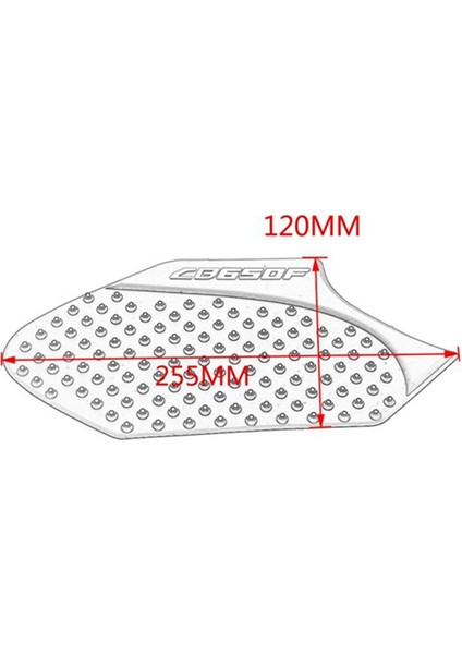 Honda Için CB650F Cb 650 F 2014 2015 2016 2017 Motosiklet Anti Kayma Yakıt Tankı Pad Yan Gaz Diz Kavrama Çekiş Pedleri (Yurt Dışından) indirimleri