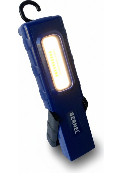 Şarjlı LED Fener LED Lamba Mıknatıslı Askı Aparatlı 400 Lümen Mavi Renk fiyatları