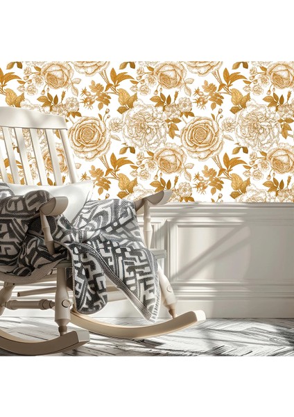 3D Bej Ekose Desenli Tek Parça Duvar Kağıdı -Isı ve Ses Yalıtımı Yırtılmaz fiyatları