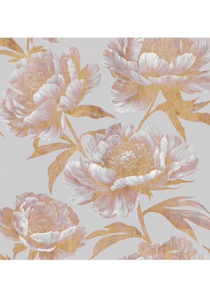 Hardal Sarı Güller Desenli Tek Parça Duvar Kağıdı -Isı ve Ses Yalıtımı Yırtılmaz fırsatları