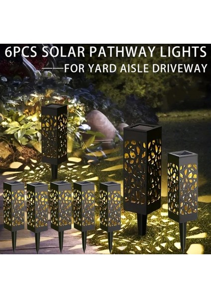 1 Adet Dekoratif Solar Güneş Enerjili Bahçe Aydınlatması Yürüyüş Yolu LED Aydınlatma Seti fırsatları