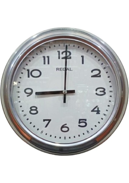 4290 Sw Özel Seri Metal Kasa Akar Sessiz Saniyeli Duvar Saati