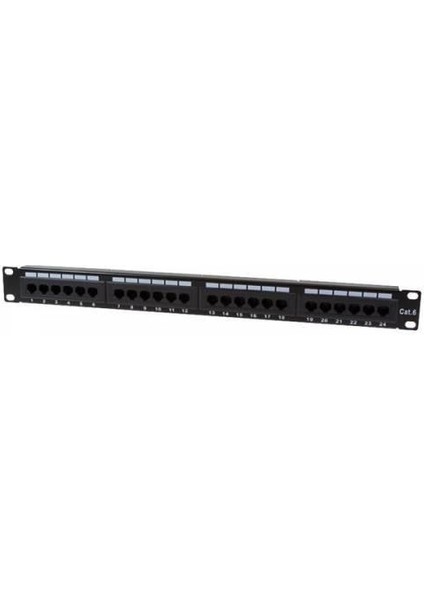 Uranıum P24UTP PP-UC6-2524 Cat6 24 Port Dolu Patch Panel