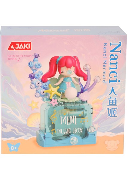 HK112 Jaki Deniz Kızı Müzik Kutusu 131 Parça Block
