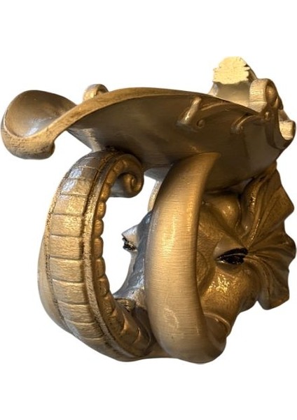 Fil Figürlü Şaraplık - El Işçiliği ile Boyama (Gümüş) indirimleri