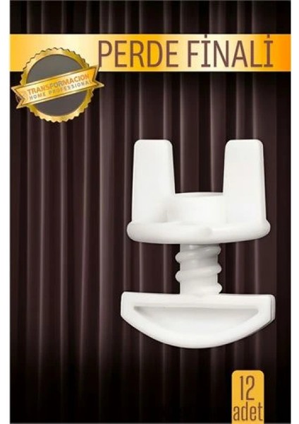 Perde Finali Perde Sonlandırıcı Stop Korniş Finali Sonu 12 Adet fiyatları