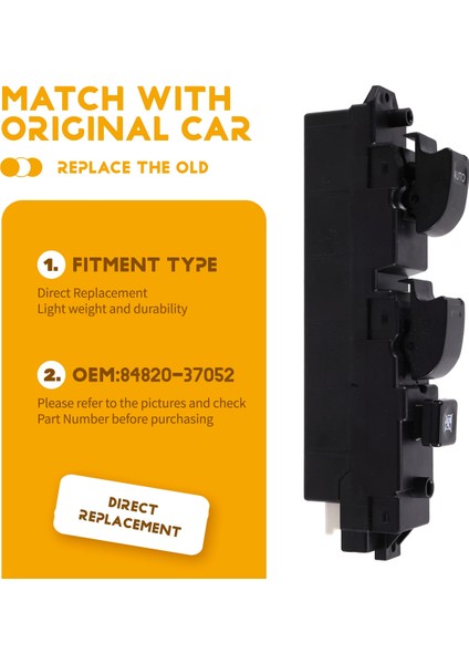 Hino Için 84820-37052 Araç Camı Kaldırma Ana Anahtarı Kapı Camı Anahtarı Düğmesi (Yurt Dışından) indirimleri