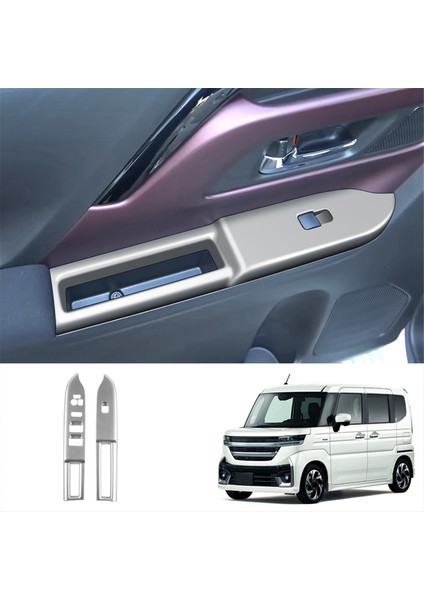 Suzuki Spacıa/spacıa Custom MK04 Serisi 2024 Rhd Gümüş Için Araç Camı Kaldırma Anahtarı Paneli Kapağı (Yurt Dışından) modelleri