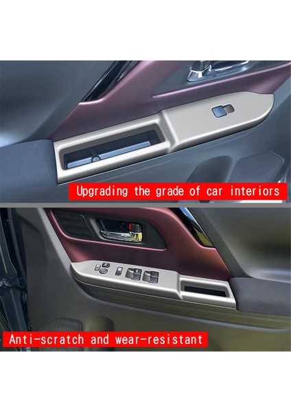 Suzuki Spacıa/spacıa Custom MK04 Serisi 2024 Rhd Gümüş Için Araç Camı Kaldırma Anahtarı Paneli Kapağı (Yurt Dışından) fırsatları