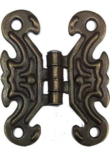 Dekoratif Sac Kelebek Menteşe - Küçük, Eskitme, 100 Adet