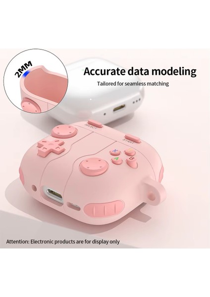 Apple Airpods Pro 3. Nesil (2025) Uyumlu Silikon Kılıf Anahtarlıklı Kılıf [gampad Tasarımı] indirimleri