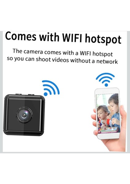 4K Yüksek Çözünürlüklü Mini Taşınabilir Kamera Akıllı Güvenlik Kamerası Gece Görüşlü Hareket Algılama Wifi Erişim fiyatları