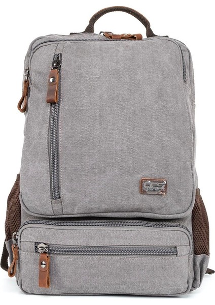 Taşımanız Gereken Her Şey Için: 17 Inç Yağmur Geçirmez Kanvas Sırt Çantası" Gri