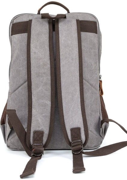 Taşımanız Gereken Her Şey Için: 17 Inç Yağmur Geçirmez Kanvas Sırt Çantası" Gri modelleri