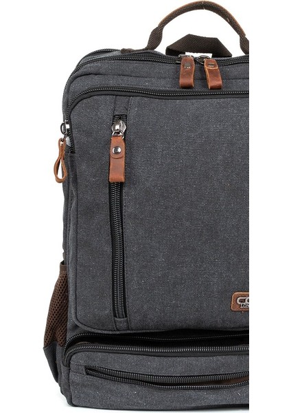 Taşımanız Gereken Her Şey Için: 17 Inç Yağmur Geçirmez Kanvas Sırt Çantası" Gri