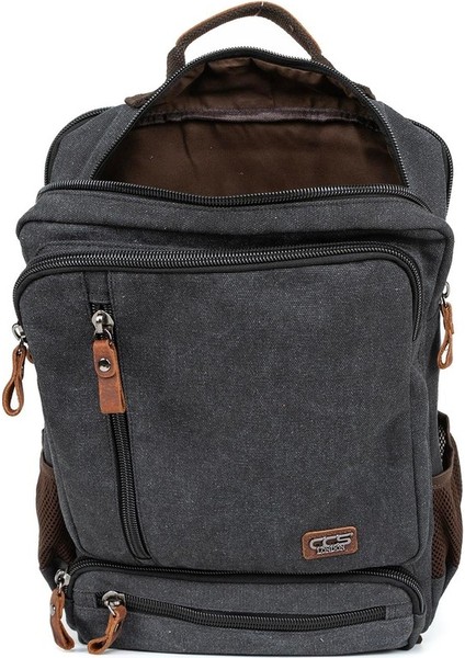 Taşımanız Gereken Her Şey Için: 17 Inç Yağmur Geçirmez Kanvas Sırt Çantası" Gri