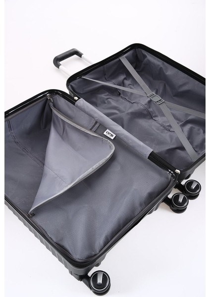 Seyahatleriniz Için Mükemmel Partner: Ultra Dayanıklı 3'lü Set Valiz & Bavul Siyah indirimleri