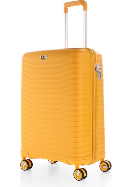 Seyahatleriniz Için Mükemmel Partner: Ultra Dayanıklı 3'lü Set Valiz & Bavul Sarı fiyatları