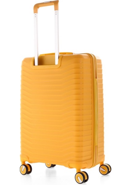 Seyahatleriniz Için Mükemmel Partner: Ultra Dayanıklı 3'lü Set Valiz & Bavul Sarı fırsatları