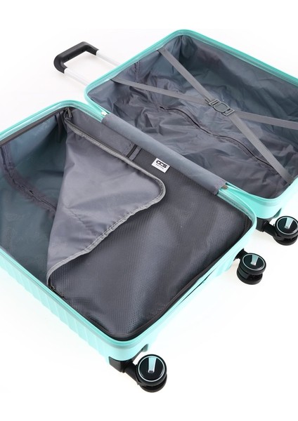 Seyahatleriniz Için Mükemmel Partner: Ultra Dayanıklı 3'lü Set Valiz & Bavul Mavi indirimleri