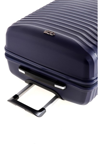 Seyahatleriniz Için Mükemmel Partner: Ultra Dayanıklı 3'lü Set Valiz & Bavul Lacivert