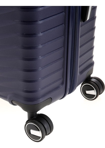 Seyahatleriniz Için Mükemmel Partner: Ultra Dayanıklı 3'lü Set Valiz & Bavul Lacivert