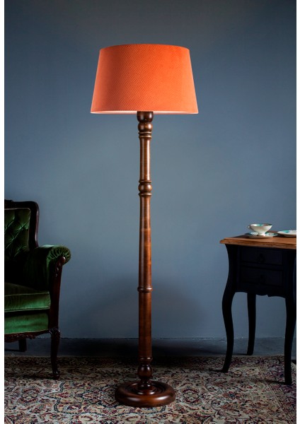 Torinio Torna Ayak Lambader Abajur Avize Aydınlatma Ahşap Naturel Ağaç Country Dekor