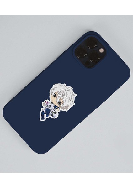 Nagi Seishiro-Bluelock-Parlak Kağıt -2li Sticker Set-Telefon Süsleme Blue Lock Etiket modelleri