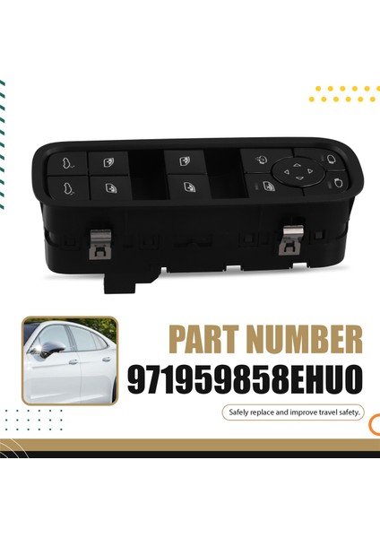 971959858EHUO 971959858GHUO Porsche Cayenne Paramera 2017-2024 Için Pencere Açma Anahtarı 971959858E (Yurt Dışından) indirimleri