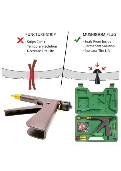 Oto Bisiklet Tamir Lastik Fiş Kiti Taşınabilir Delinme Tak Motosiklet Vakum Lastik Tamir Aracı Araba Lastik Bloğu Hava Sızıntı Kiti (Yurt Dışından) indirimleri