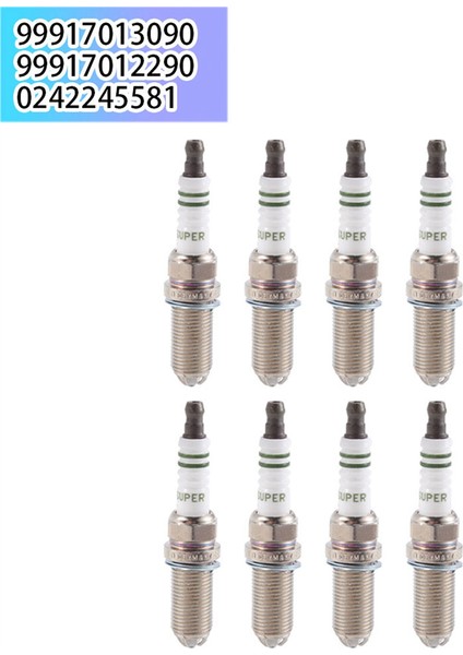 Porsche 911 Boxster Cayenne Cayman 2008-2016 Için 8 Adet Buji 99917013090 99917012290 0242245581 (Yurt Dışından) fiyatları