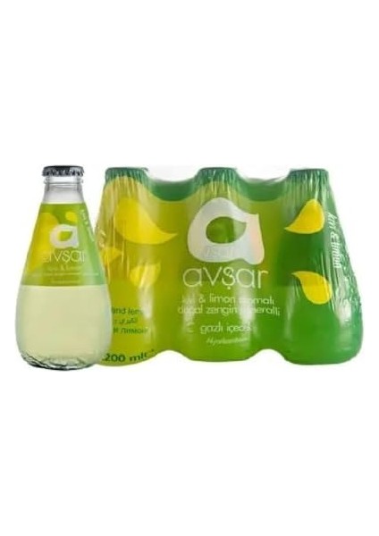 Avşar Kivi ve Limon Aromalı Maden Suyu 200 ml 6'lı fiyatları