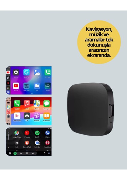 Bluetooth 5.0 Kablosuz Android Auto Araç Içi Adaptör fırsatları