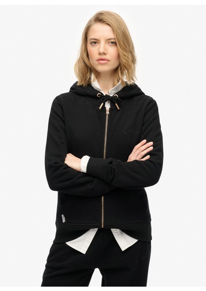 Kapüşon Yaka Siyah Kadın Sweatshırt W2012477A fiyatları