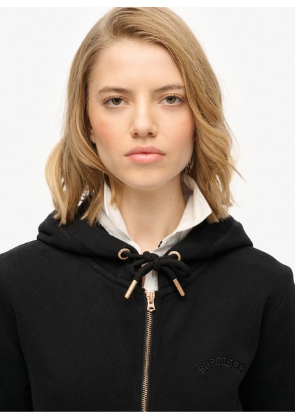 Kapüşon Yaka Siyah Kadın Sweatshırt W2012477A modelleri