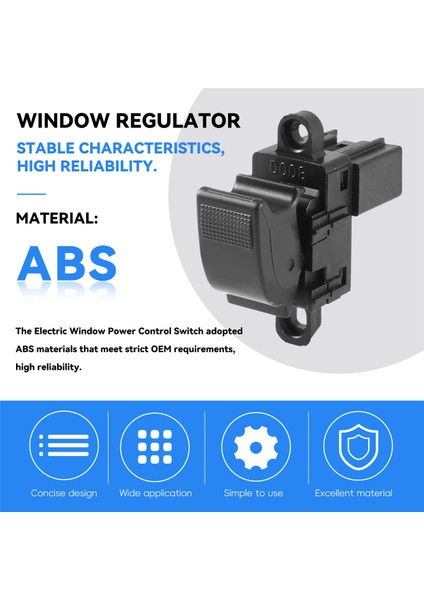 Mazda Auto 2006-2011 Cam Kaldırma Tek Anahtarlı Elektrikli Cam Anahtarı UR56-66-370 (Yurt Dışından) fırsatları